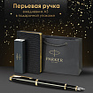 Ручка перьевая PARKER "IM Core Black Lacquer GT", ежедневник А5 черный, пакет, 880900