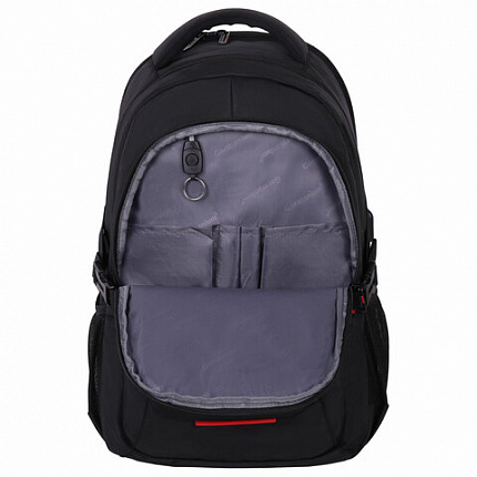 Рюкзак GERMANIUM UPGRADE универсальный, 3 отделения, отделение для ноутбука, USB-порт, "UP-2", черный, 47х33х21 см, 271666