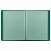 Папка 10 вкладышей BRAUBERG "Office", зеленая, 0,5 мм, 271323