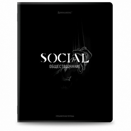 Тетради предметные, КОМПЛЕКТ 12 ПРЕДМЕТОВ, 48 л., матовая ламинация, BRAUBERG "SHADOWS", 405176