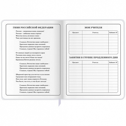 Дневник 1-4 класс 48 л., кожзам (гибкая), печать, фольга, ЮНЛАНДИЯ, "Лисёнок", 106216