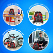 Мешок для обуви BRAUBERG KIDS, с петлей, 42х34 см, "Мощные бойцы", 273435