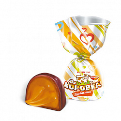 Конфеты шоколадные РОТ ФРОНТ "Коровка любимая", кремовая, 1000 г, пакет, РФ13338