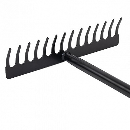 Грабли 14 зубьев цельнометаллические 35х10 см, ОБЩАЯ ДЛИНА 150 см, черенок сталь, RABBITEX (РАББИТЕКС) "LONG HANDLE", 700493