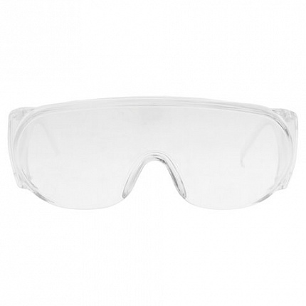 Очки защитные СИБРТЕХ, открытого типа, прозрачные, ударопрочный поликарбонат, 89155