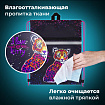 Мешок для обуви BRAUBERG, с петлей, светоотражающая полоса, 2 отделения, 46х36 см, "Леопард", 272395