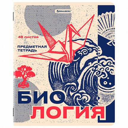 Тетради предметные, КОМПЛЕКТ 12 ПРЕДМЕТОВ, 48 л., TWIN лак, BRAUBERG "ASIA", 405174