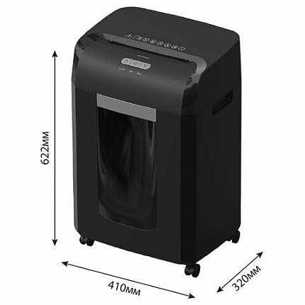 Уничтожитель (шредер) CACTUS CS-SH-15-30-2X15, 5 уровень секретности, фрагменты 2х15 мм, 15 листов, 30 л, CS-SH-15-302X15