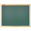 Доска для мела магнитная 45х60 см, зеленая, деревянная рамка, BRAUBERG "Wood", 238798