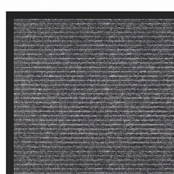 Коврик придверный 90х150 см, СЕРЫЙ, влаго-грязезащитный, 450 г/м2, ребристый, PRIMILA (ПРИМИЛА) EXTRA, 701026