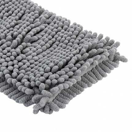 Швабра с флаундером 40 см, составной черенок 120 см, МОП микрофибра/абразив + МОП СИНЕЛЬ, PERKLIN (ПЕРКЛИН), 700987