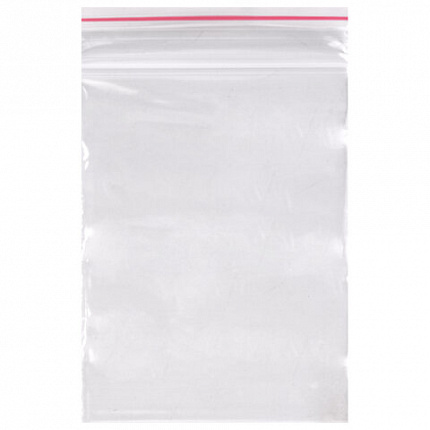 Пакеты ZIP LOCK "зиплок" ПРОЧНЫЕ, комплект 100 шт., 60х80 мм, ПВД, 45 мкм., BRAUBERG, 703077
