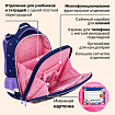 Ранец BRAUBERG ORIGINAL, 2 отделения, с брелоком, "Мечтающая лиса", 38х29х16 см, 274404