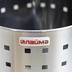 Урна-корзина для мусора 12 литров "Bionic", МАТОВАЯ, перфорированная, LAIMA, 232268