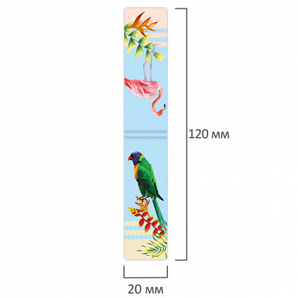 Закладки для книг МАГНИТНЫЕ, "MIX", набор 30 шт., 60x20 мм, BRAUBERG, 113175