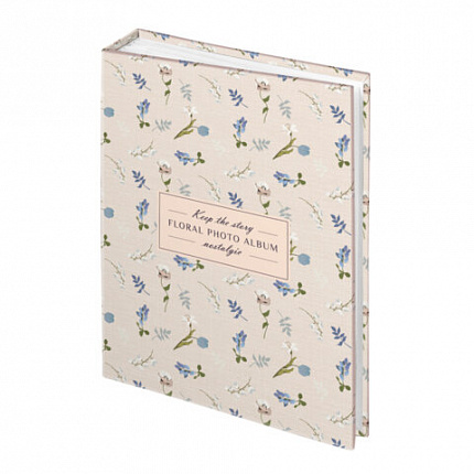 Фотоальбом BRAUBERG "Vintage flowers" на 200 фото 10х15 см, твердая обложка, 391428