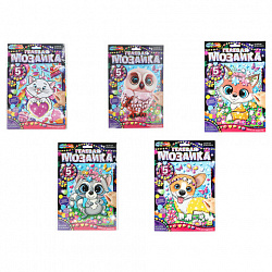 Набор для создания аппликации из гелевой мозаики, 17х23 см, АССОРТИ, МУЛЬТИ АРТ