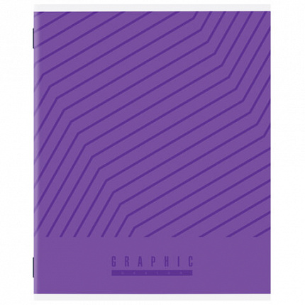 Тетрадь А5, 48 л., STAFF, скоба, линия, офсет №2 ЭКОНОМ, обложка картон, ЯРКАЯ, 405628