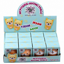 Игрушка-антистресс "ВЕСЁЛЫЙ ПЁСИК", 5х8 см, дисплей, JOLLY JOT (ДЖОЛЛИ ДЖОТ), 665802