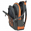 Рюкзак BRAUBERG DELTA универсальный, 3 отделения, серый/оранжевый, "SpeedWay 2", 46х32х19 см, 224448