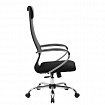 Кресло BRABIX PREMIUM "Ultimate EX-800" хром, плотная двойная сетка Х2, черное, 532911