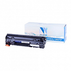 Картридж лазерный NV PRINT (NV-CF283X/737) для HP/CANON LJ M201/225/ MF211/212/216, ресурс 2200 стр., NV-CF283X/Canon