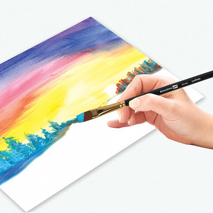 Кисти художественные набор 12 шт, синтетика, № 1-12, BRAUBERG ART DEBUT, 201049