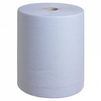 Бумага протирочная KIMBERLY-CLARK Wypall L20, 500 листов в рулоне, 33х38 см, 2-слойная, голубая, 7301