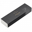 Ручка гелевая PARKER "Jotter Stainless Steel GT", корпус серебристый, позолоченные детали, черная, 2020647