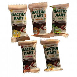 Пастила фруктовая Пастил-Лайт, ассорти вкусов, без добавления сахара, для детского питания, 500 г, УТ-00003119