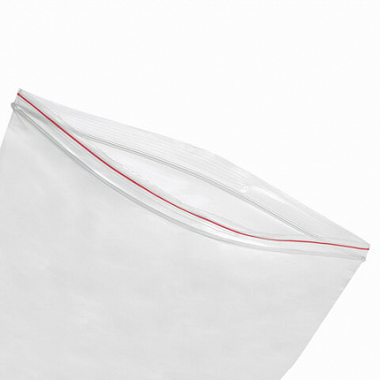 Пакеты с замком ZIP LOCK "зиплок", комплект 100 шт., 400х500 мм, ПВД, толщина 40 микрон, BRAUBERG, 606219