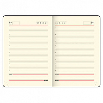 Ежедневник недатированный БОЛЬШОЙ ФОРМАТ 210х297 мм А4, BRAUBERG "Status", 160 л., темно-синий, 113359