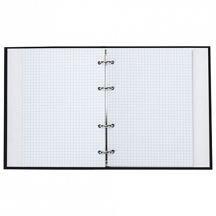 Тетрадь на кольцах А5 (165х215 мм), 120 листов, твердый картон, клетка, BRAUBERG, Beauty, 404082