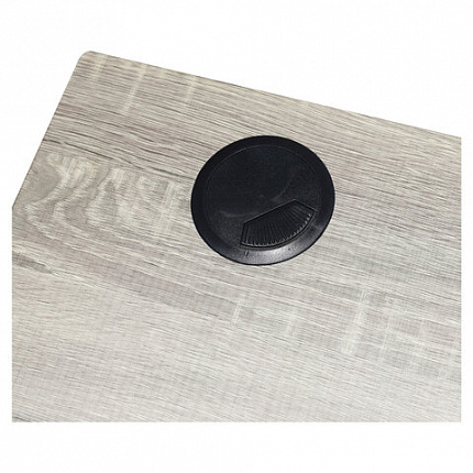 Стол на металлокаркасе BRABIX "LOFT CD-006", 1200х500х730 мм, 2 полки, цвет дуб антик, 641225