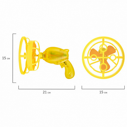 Мыльные пузыри Бластер Генератор "DOUBBLE BIG BUBBLES", раствор 250 мл, BRAUBERG KIDS, 665151