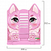 Подставка для книг и учебников большая фигурная BRAUBERG KIDS "Kitty", регулируемый наклон, металл, 238059