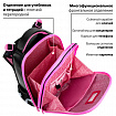 Ранец BRAUBERG SHINY, 2 отделения, с брелком, "Улыбающийся котик", 38х28х14 см, 272040