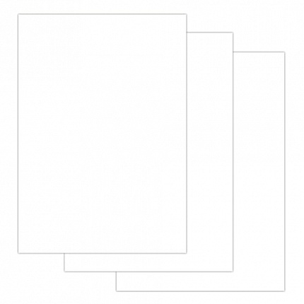 Папка для черчения БОЛЬШАЯ А3, 297х420 мм, 24 л., 200 г/м2, без рамки, ватман ГОЗНАК КБФ, BRAUBERG, 129254