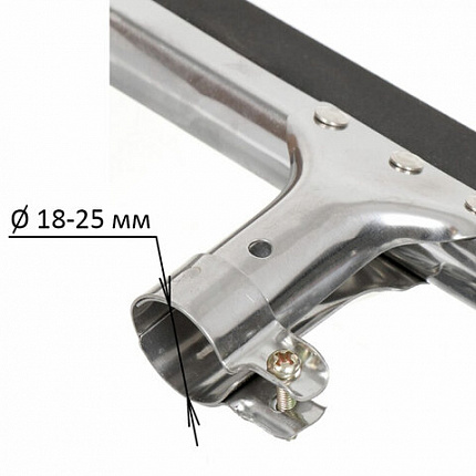 Швабра-стяжка/водосгон, ширина 55 см, металлическая основа/резина (ЭВА), без черенка, YORK, 84460