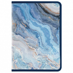 Папка на молнии для документов и тетрадей пластиковая BRAUBERG "Мрамор", А4, 330х230 мм, 0,5 мм, ассорти, 273932