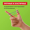 Резинки банковские универсальные диаметром 40 мм, STAFF 100 г, цветные, натуральный каучук, 440163