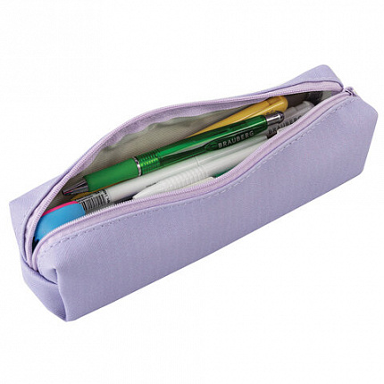 Пенал мягкий SNOOBAG (СНУБЭГ), 1 отделение, ПВХ, 21х6х5 см, АССОРТИ, "Пастель", 274568