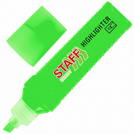 Набор текстовыделителей 4 НЕОНОВЫХ ЦВЕТА, STAFF "EVERYDAY HL-707", линия 1-5 мм, скошенный наконечник, 152548