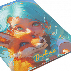 Дневник 1-11 класс 40 л., твердый, BRAUBERG, матовая ламинация, "Друзья", 107179