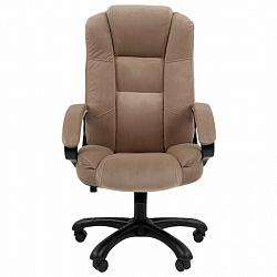 Кресло офисное Chairman CH 600, велюр, бежевое, 7158673