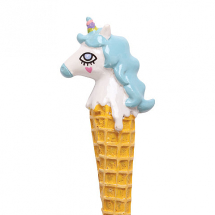 Ручка фигурная "МОРОЖЕНОЕ-ЕДИНОРОГИ-КИТЫ", СИНЯЯ, 4 дизайна ассорти, 0,5 мм, BRAUBERG, 142765