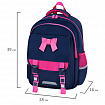 Рюкзак BRAUBERG SNAP, 2 отделения, 3 кармана, "Elegant bow", 39х28х16 см, 273129