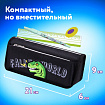 Пенал мягкий ЮНЛАНДИЯ, 2 отделения, полиэстер, "Dino doom", черный, 21х9х6 см, 271574