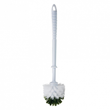 Ершик для унитаза без подставки, пластик, бело-зеленый, ЛЮБАША, 603628