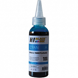 Чернила HI-BLACK для HP (Тип H) универсальные, голубые, 0,1 л, водные, HB-HP-C-100ML